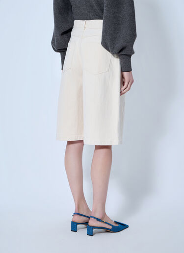 Jacquemus Le De-Nîmes Large Shorts Beige jac0266026