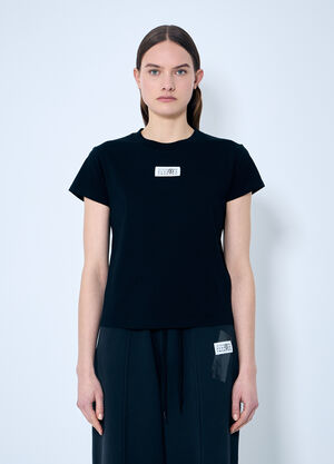 MM6 Maison Margiela Logo Patch T-Shirt White mmm0259003