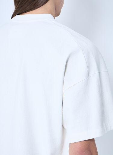 Jil Sander Logo T-Shirt White jil0143012