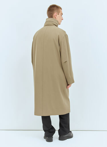 Hendrix Wool Coat The Row Hendrix Wool Coat Beige row0158001