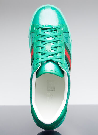 GG Crystal Canvas Sneakers Gucci GG Crystal Canvas Sneakers Green guc0154030