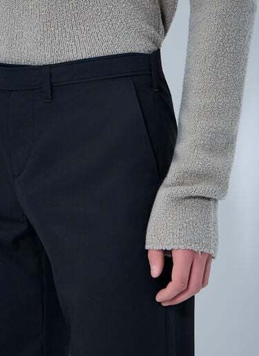 RIER Tailored Trousers in Twill Weave Black rrr0164002