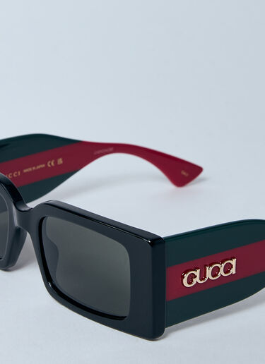 Gucci Rectangular Frame Sunglasses Black gus0259057