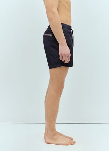 Moncler Logo Patch Swim Shorts Navy mon0155016