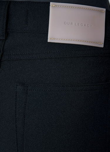 Permanent Crease Boot Cut Pants OUR LEGACY Permanent Crease Boot Cut Pants Black our0262020