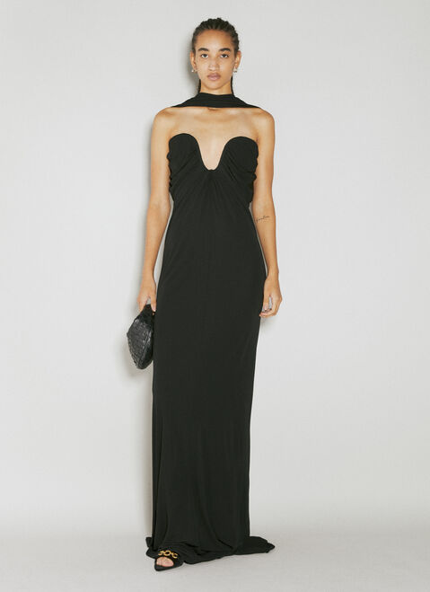 DI PETSA Scarf Dress Black dip0254001