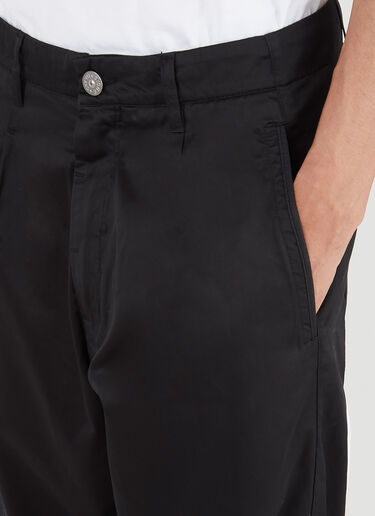 Stone Island 클래식 팬츠 블랙 sto0146116