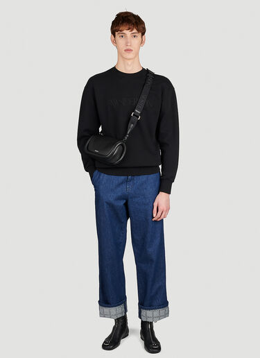 JW Anderson Logo Embroidery Sweatshirt Black jwa0154005