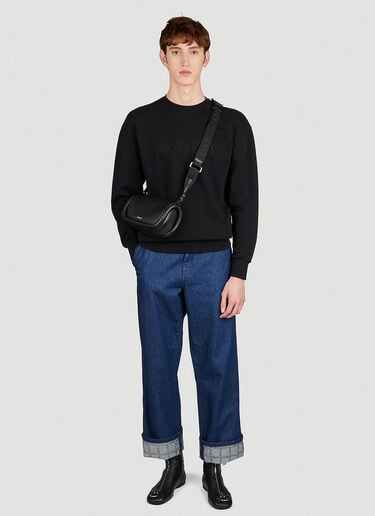 JW Anderson Logo Embroidery Sweatshirt Black jwa0154005