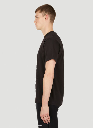 Saintwoods Either Or T-셔츠 블랙 swo0149009