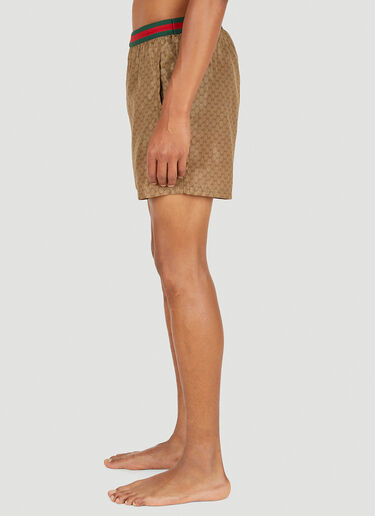 GG Swim Shorts Gucci GG Swim Shorts Camel guc0150109