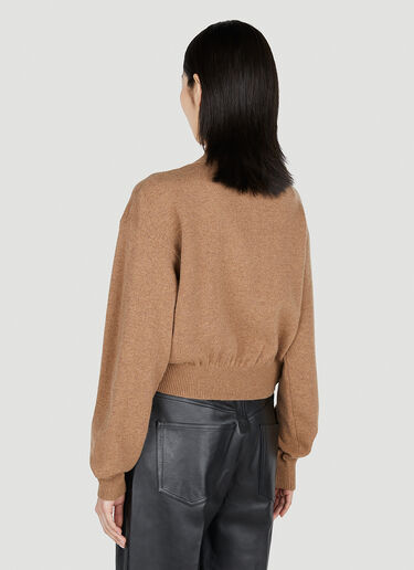 Alexander Wang 드레이프 카디건 브라운 awg0251028