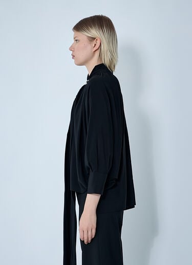 Max Mara Silk Blouse Black max0261009