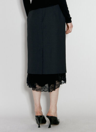 Balenciaga Lingerie Skirt Grey bal0256013