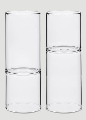 Fferrone Design Set of Two Revolution Wine Glass Transparent wps0644556