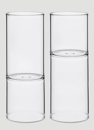 Fferrone Design Set of Two Revolution Wine Glass Transparent wps0644552