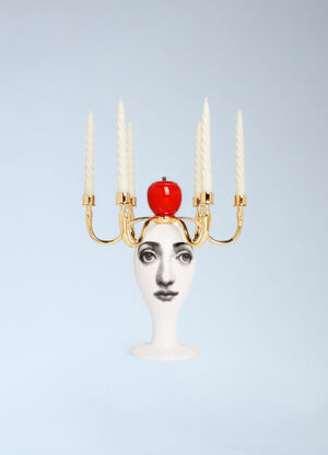 Assouline Sul Tardi Candelabra With Candle Orange wps0691918