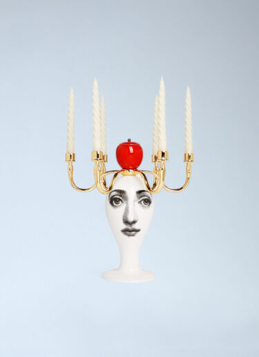 Fornasetti Sul Tardi Candelabra With Candle Multicolour wps0691832