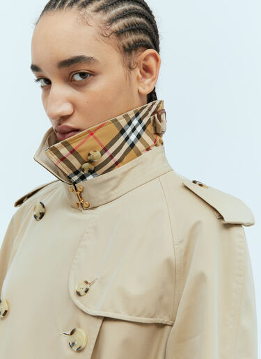 Burberry 더블 브레스티드 트렌치 코트 베이지 bur0253110