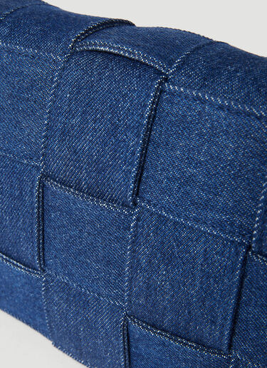 Bottega Veneta Cassette Denim Shoulder Bag Blue bov0352003