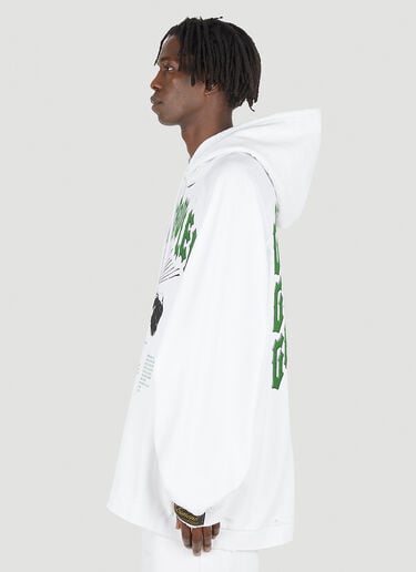 Grimcrawler Hooded Sweatshirt Raf Simons Grimcrawler Hooded Sweatshirt White raf0148003