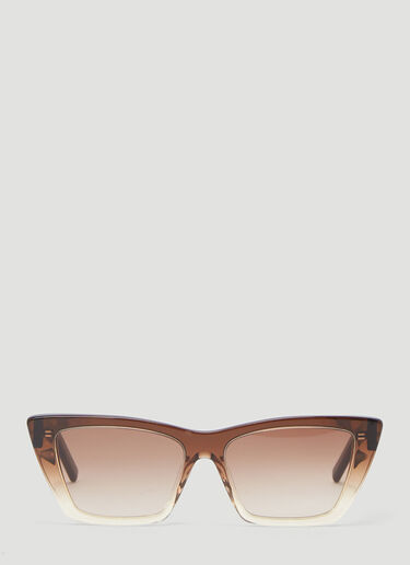 Saint Laurent Cat-Eye Sunglasses Brown sla0143049