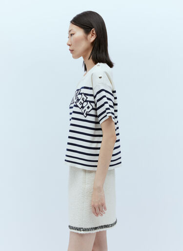 徽标贴花 T 恤 Moncler 徽标贴花 T 恤 白色 mon0255043