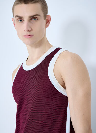 Wales Bonner Rio Tank Top Burgundy wbn0160011