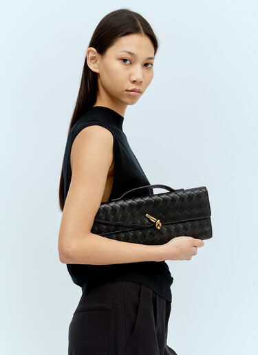 Bottega Veneta Long Andiamo Clutch Black bov0256001