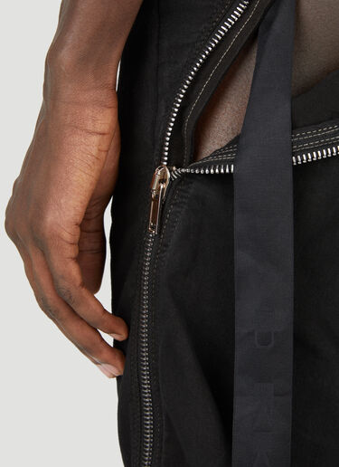 Rick Owens DRKSHDW Bolan Banana 牛仔拉链裤 黑色 drk0154003