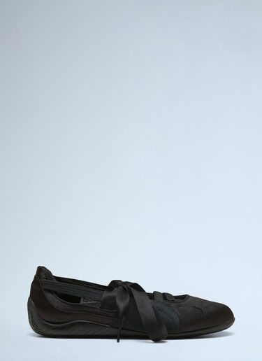 LN-CC® - Puma: Speedcat Ballet Satin Sneakers - Black Puma Speedcat Ballet Satin Sneakers Black pum0262032
