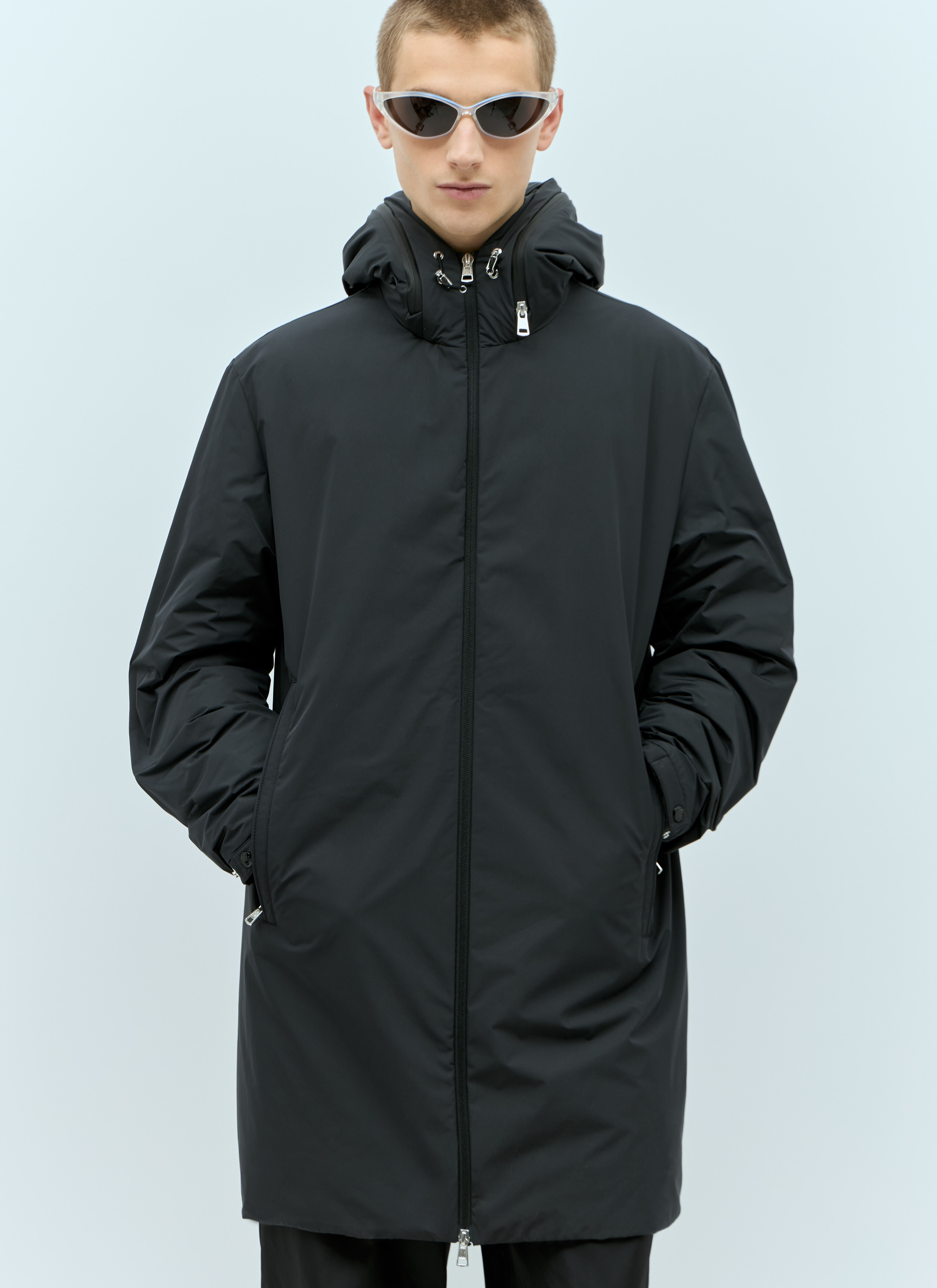 Moncler Men s Nible Long Down Parka in Black LN CC