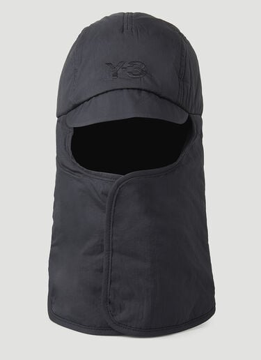 Y-3 Logo Motif Balaclava Black yyy0345006