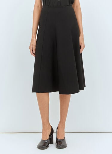 The Row Harley Midi Skirt Black row0258007
