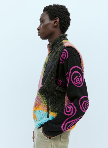 Stüssy Jacquard Dye Sherpa Vest Pink sts0151011