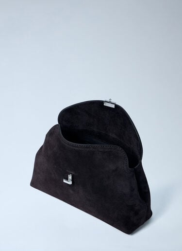 TOTEME T-Lock Crossbody Bag Dark Brown tot0263081