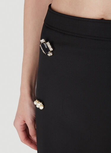 VETEMENTS Fancy Button Skirt Black vet0247011