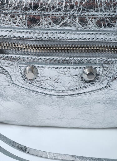 Le City Pouch Shoulder Bag Balenciaga Le City Pouch Shoulder Bag Silver bal0262025