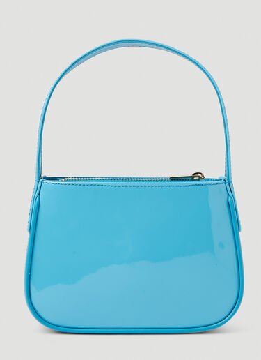 Blumarine Logo Embellished Shoulder Bag Light Blue blm0252010