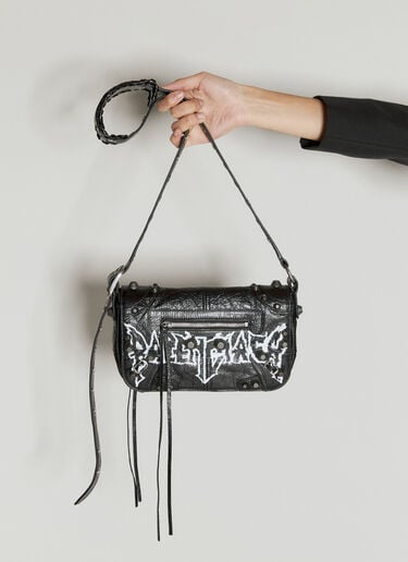 Balenciaga 르 카골 XS 플랩 숄더백  블랙 bal0355008
