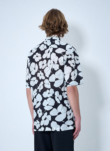 Dries Van Noten Floral Short-Sleeve Shirt Black dvn0163010