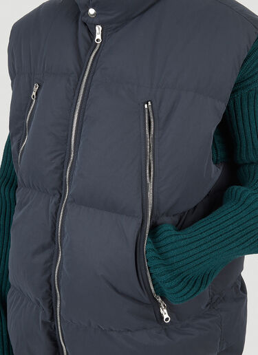 MM6 Maison Margiela Puffer Gilet Jacket Black mmm0151005