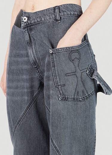JW Anderson 扭缝工装牛仔裤 灰色 jwa0251017