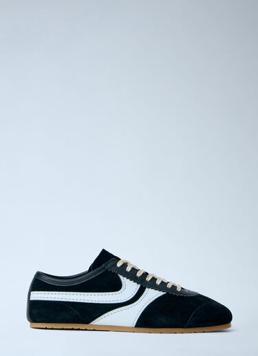 Dries Van Noten Suede Trimmed Sneakers Black dvn0163028