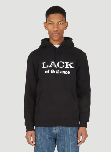 Lack of Guidance Alessandro Hooded Sweatshirt Black log0146006