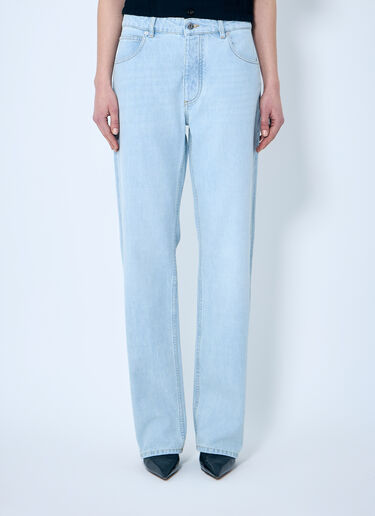 Bottega Veneta Extra Bleach Dirty Denim Jeans Blue bov0259006