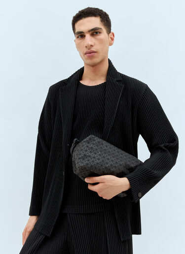Bao Bao Issey Miyake Saddle Crossbody Bag Black bao0158003