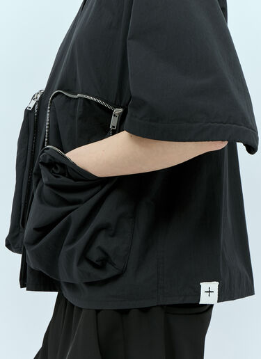 Jil Sander+ パッチポケットシャツ ブラック jsp0255003