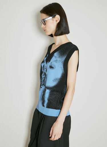 Eytys Rui Smoke Knit Vest Blue eyt0354013