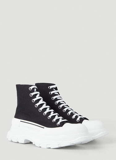 Alexander McQueen Tread Slick Ankle Boots Black amq0147029